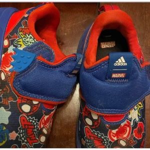 Spiderman adidas toddler shoes